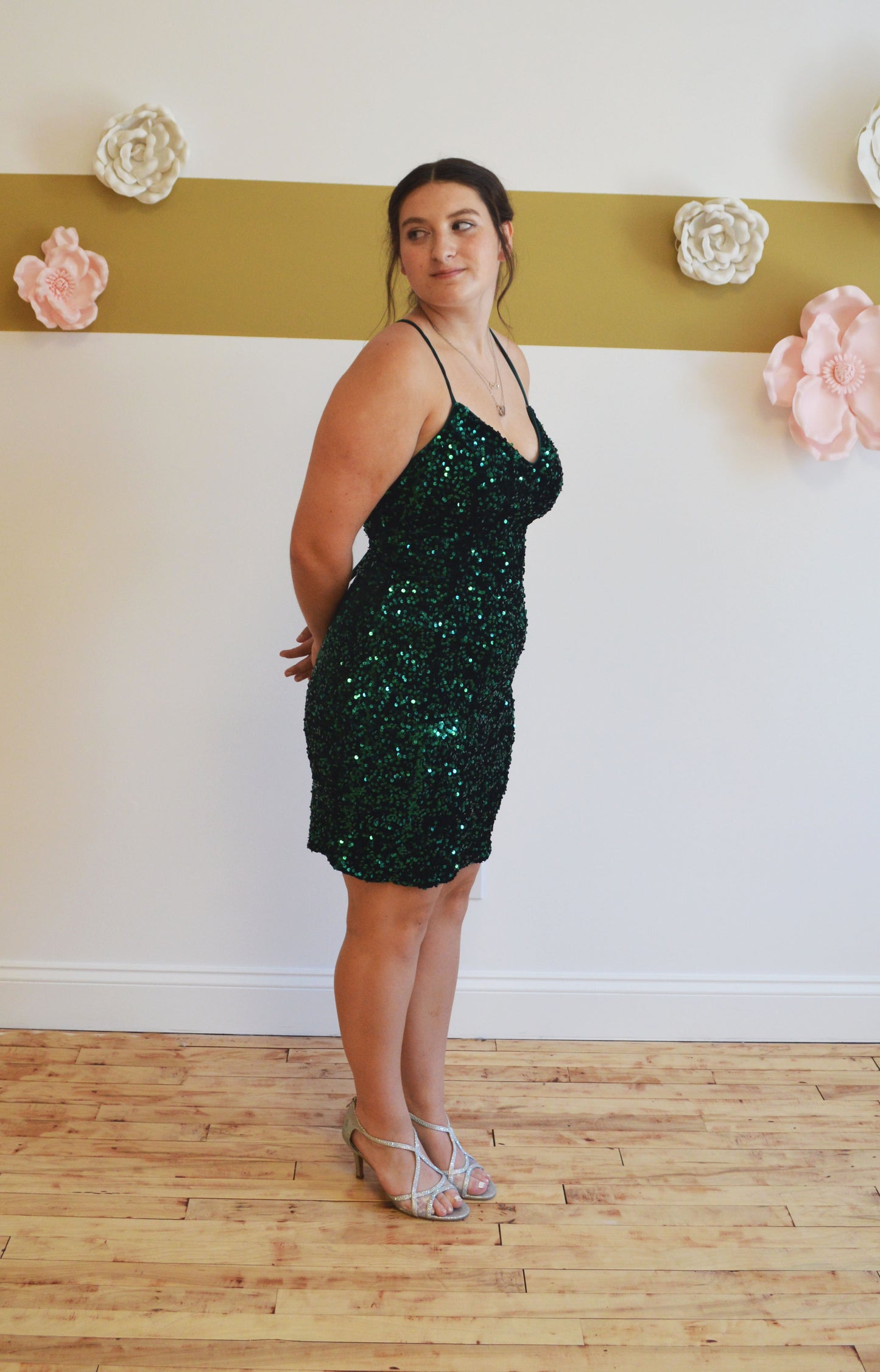 Soft Sequin Short Dress