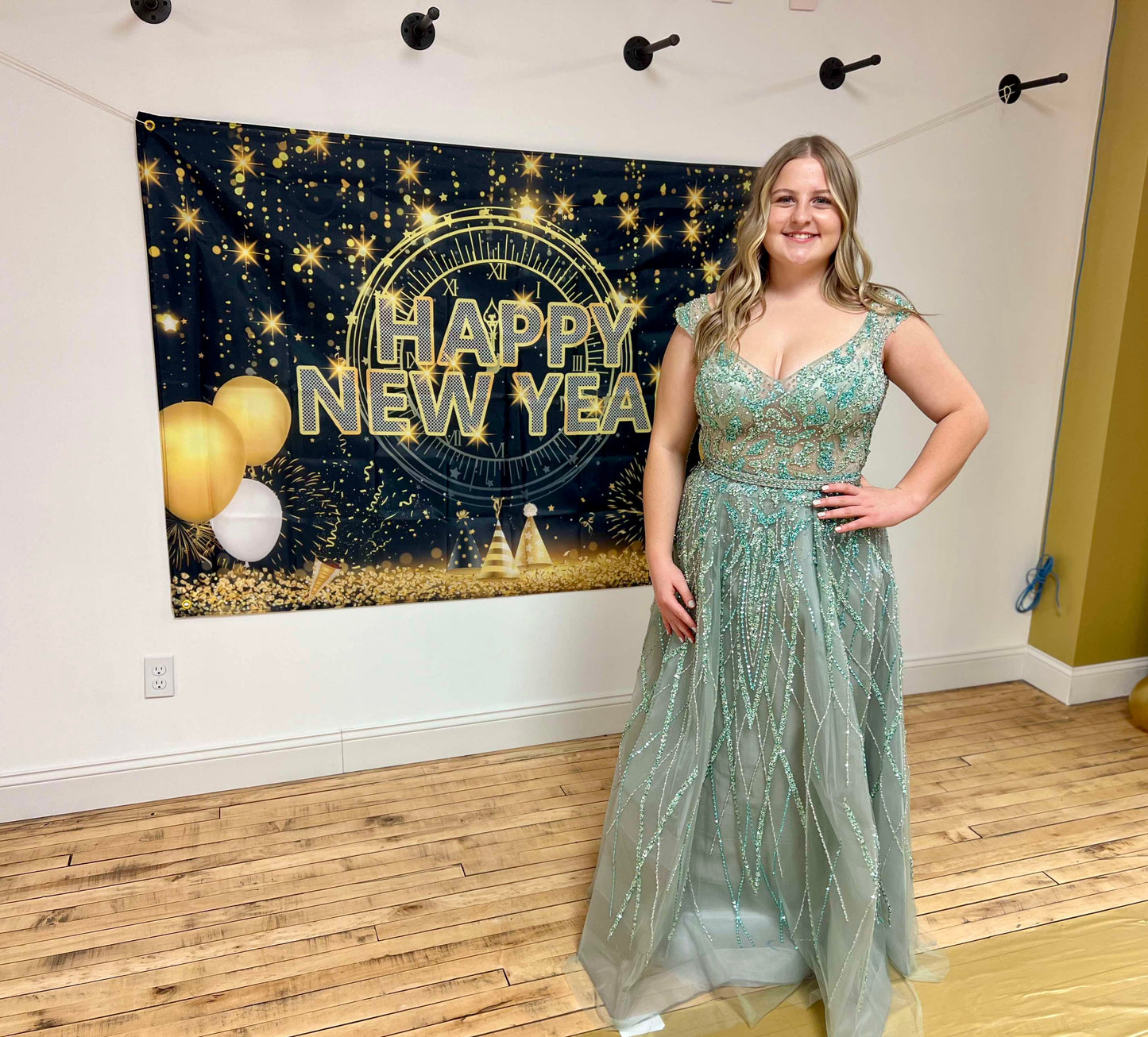 GEMMA JEWEL BEADED BALL GOWN
