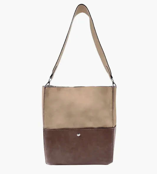 Ann Square Tote - Taupe