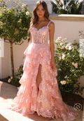 A-line Ruffle Gown